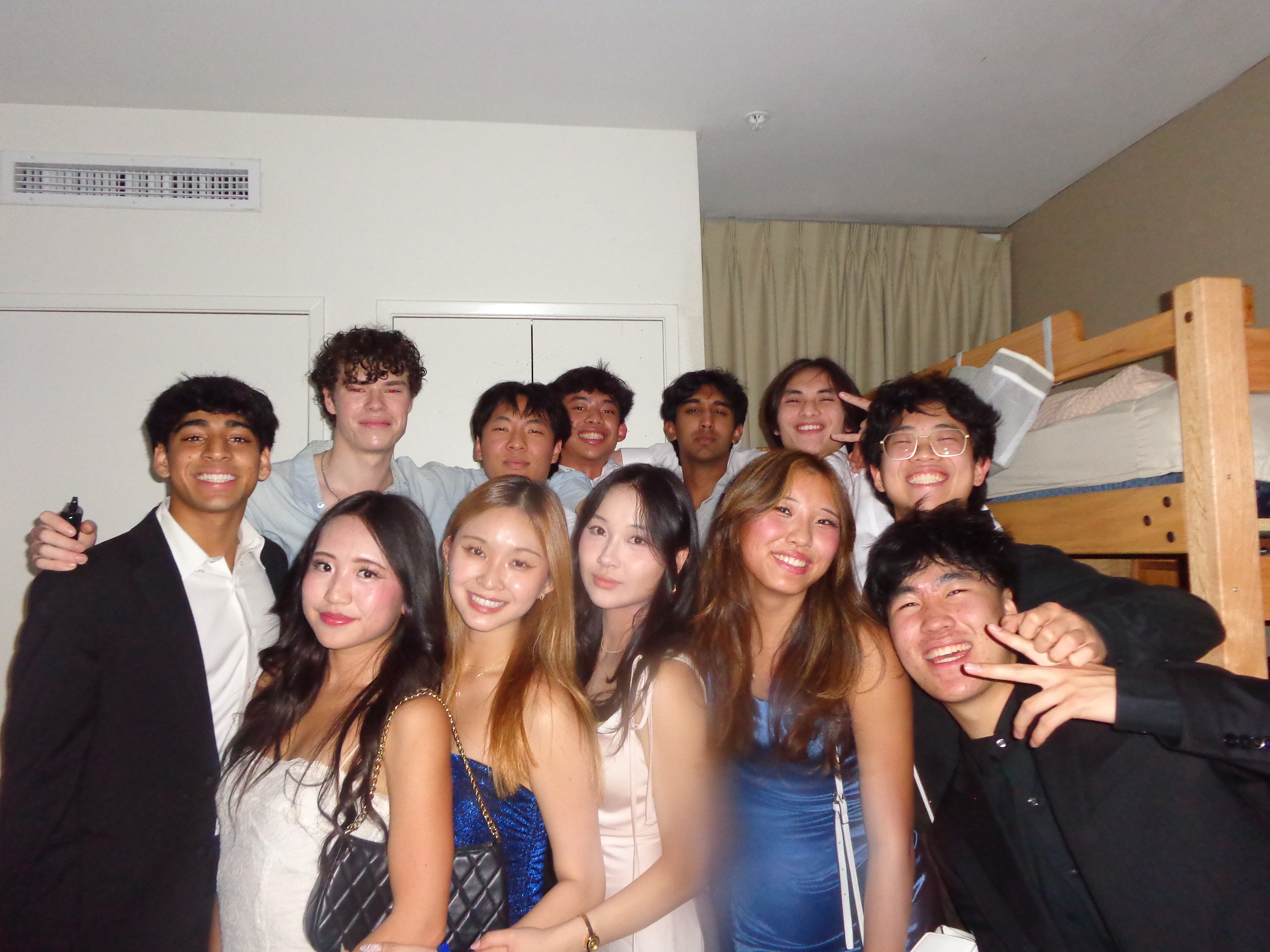 UCLA Delta Sigma Pi brothers at a chapter event